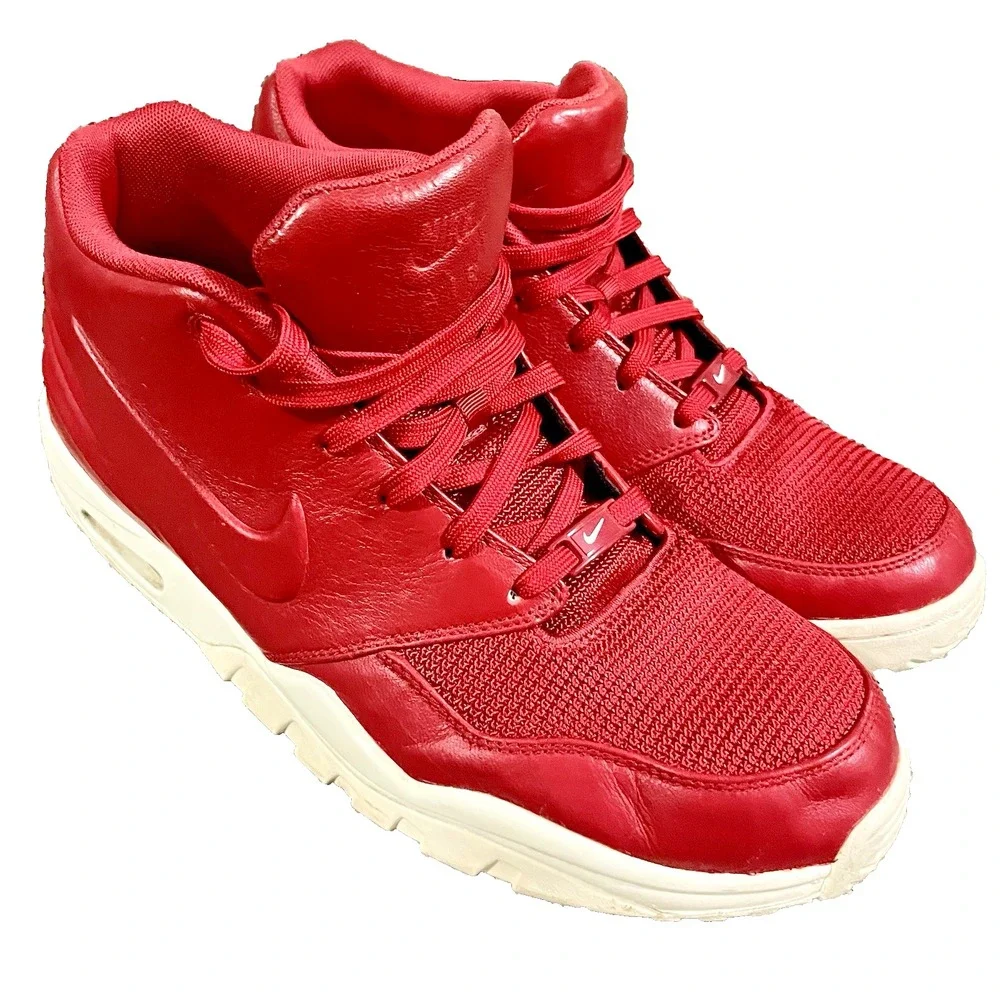 Nike Air Entertrainer Mens 11.5 Gym Red Sail Cross Training Shoes 819854-600 EUC